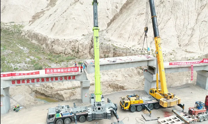 兵團第三師紅旗農場托克拉克水庫放水渠防滲改建工程